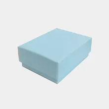 Синяя бумажная коробка для ювелирных изделий,,, 60 шт./лот, 8,5*6,5*3,3 см, кольцо, ожерелье, подвеска, ювелирные изделия, упаковочные коробки