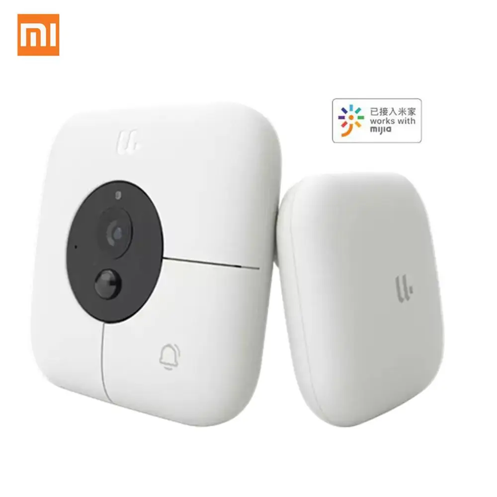 Xiaomi Mijia Youdian умный видео дверной звонок R1 AI идентификация лица HD 1080P 120 ° ИК ночного видения дверной звонок Набор для приложения Mihome