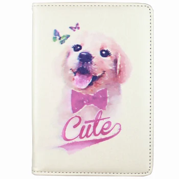 

PU leather print case for BQ cervantes 3 6'' ereader ebook protective shell cover+screen protector