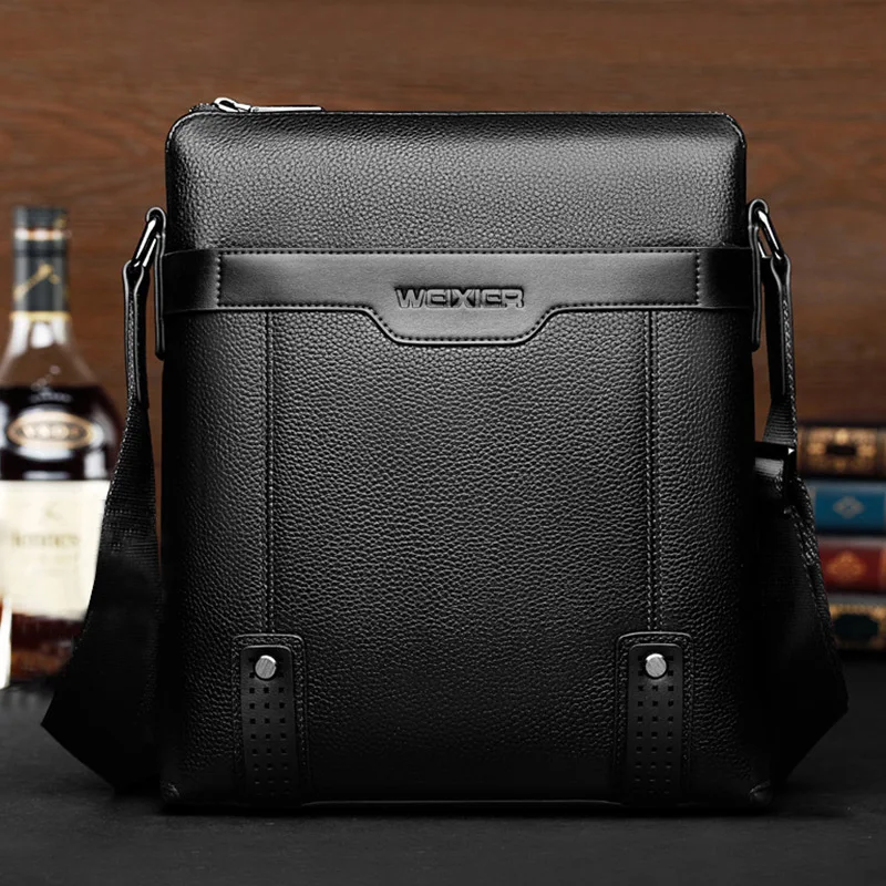  Retro Luxury Brand Designer Shoulder Bags for Men Business Small Briefcase Casual Satchels Collage  - 4000170924411