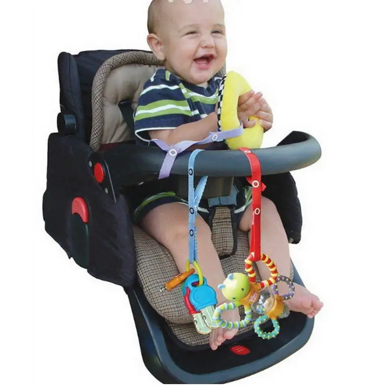 Новые детские ремни с фиксированным ремнем безопасности детская прогулочная коляска брелок-игрушка трость соска цепь