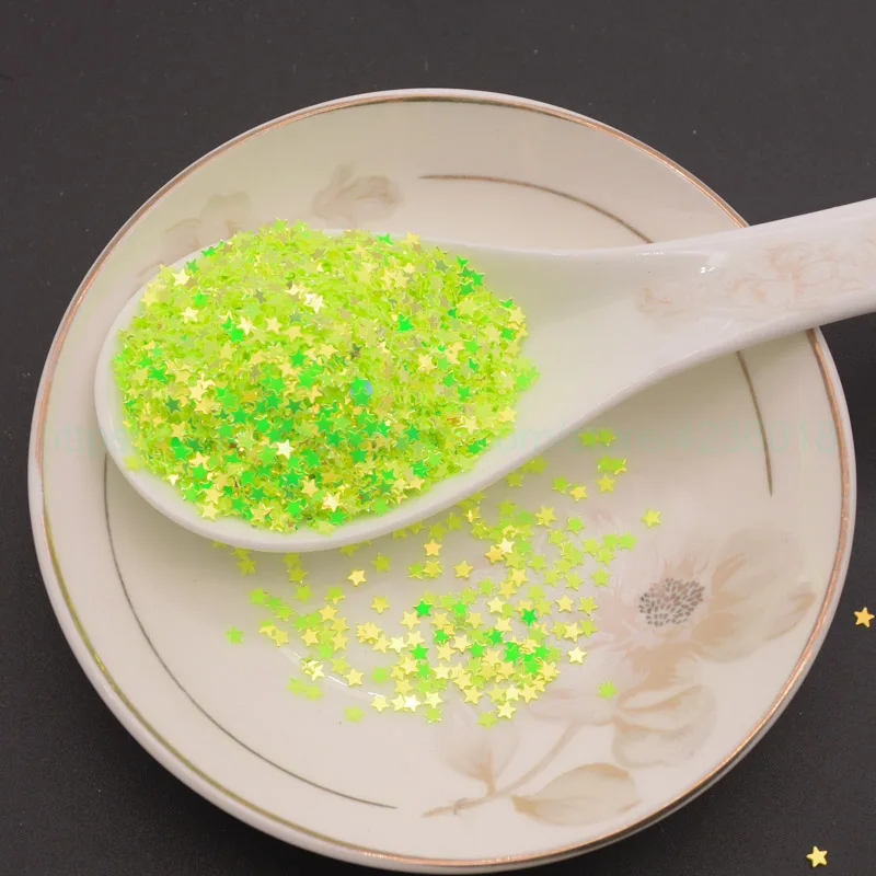 Около 2 мм блестки из ПВХ в форме звезды для наполнения кристаллами наполнитель