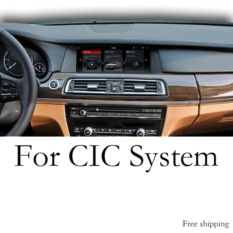 Liandlee Car Multimedia GPS Audio Radio Stereo For BMW 7 F01 F02 F03 F04 2008~2015 CarPlay TPMS For CIC System Navigation NAVI