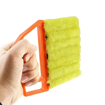 

Useful microfiber window cleaning brush air conditioner dust cleaner cleaner with washable venetian blind cleaning cloth
