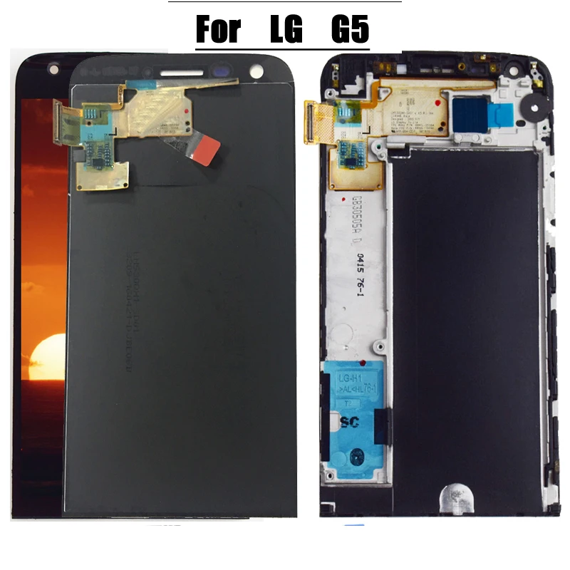 

LCD Display For LG G5 H850 H840 H860 H820 Touch Screen Digitizer Black No / with Frame Assembly Replacement Parts 5.3 inch AA