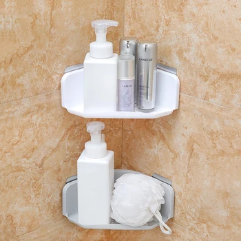 

3 Colors Bathroom Shampoo Shower Shelf Holder Suction Cup Shower Shelf Kitchen Storage Rack Organizer bathroom accessories