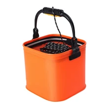 4 цвета, 24 см, новинка, высокое качество, для улицы, EVA ведро, складное ведро, портативное, для кемпинга, пешего туризма, ведро для рыбалки, баррель, рыболовные сумки