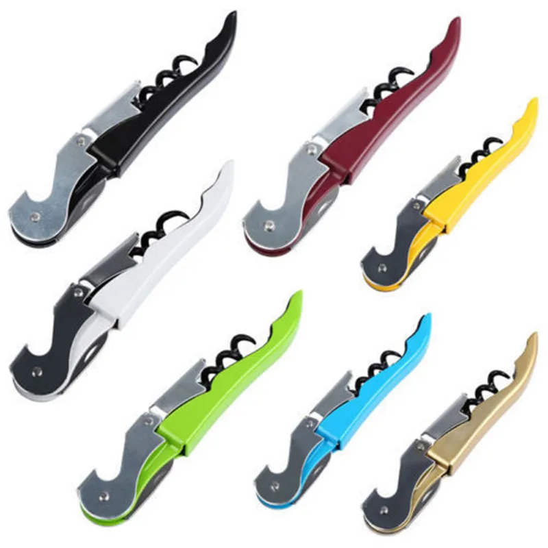 

New Multifunctional Stainless Steel Metal Corkscrew Wine Bottle Cap Beer Opener Waiter's Friend Wine Opener Bar Tools Gift