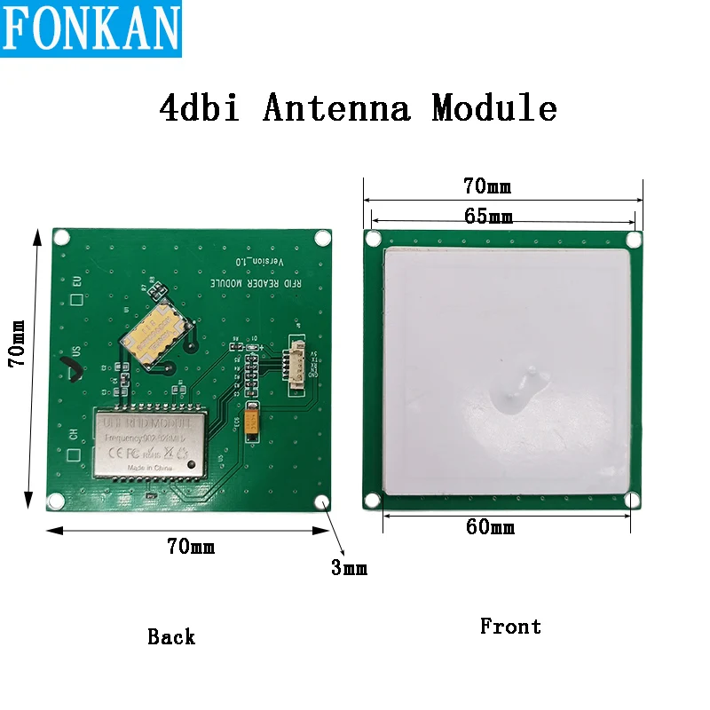 fm-507-size-70-70mm-integrated-4dbi-ceramic-antenna-detector-range-up-to-3-meters-915mhz-rfid-uhf-reader-module-whit-android-sdk