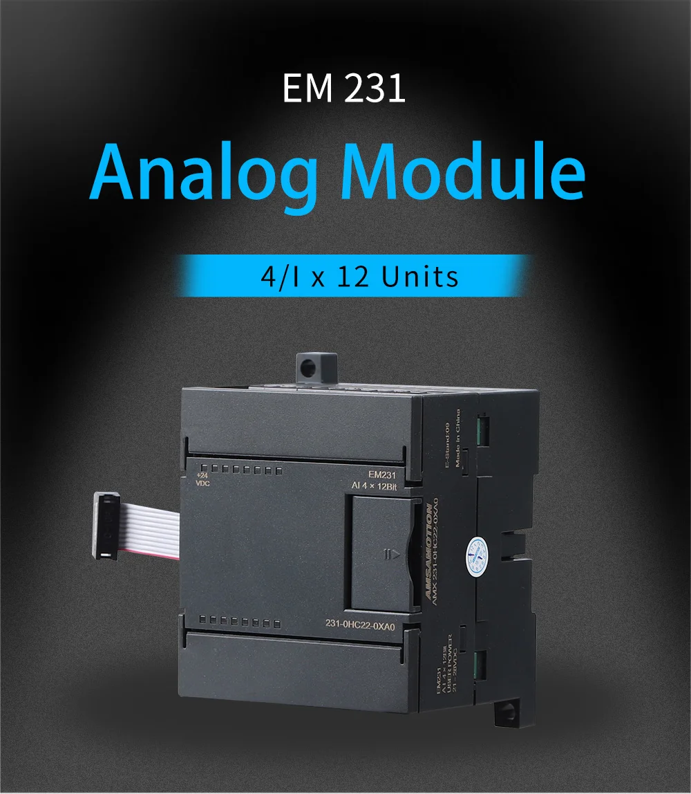 EM231 6ES7 231-0HC22-0XA0 Amsamotion 4AI* 12Bit модуль расширения для Siemens S7-200 PLC 4 канала Вход аналоговый модуль