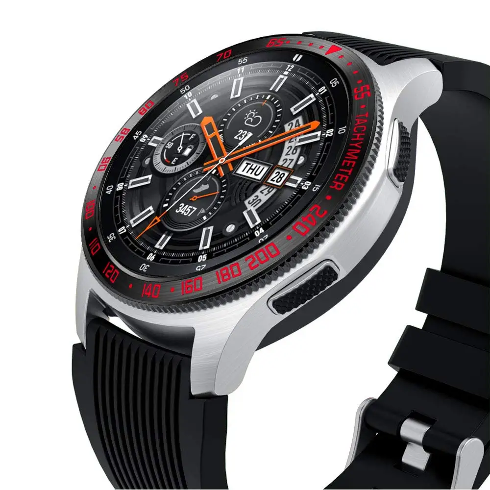 Чехол для Galaxy Watch 42 мм 46 мм/gear Sport/gear S3 Frontier, клейкое кольцо, защита от царапин из нержавеющей стали