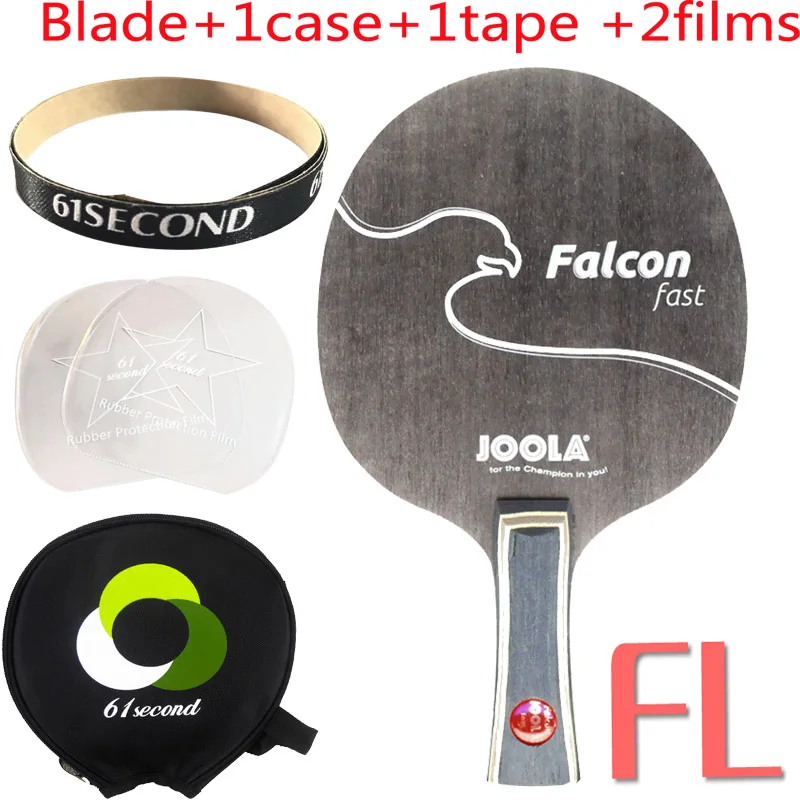 FL with 1 case Joola FALCON FAST(7 деревянная древесина) Настольный теннис лезвие ракетка для Пинг-Понга Летучая мышь весло - Цвет: FL with 1 case