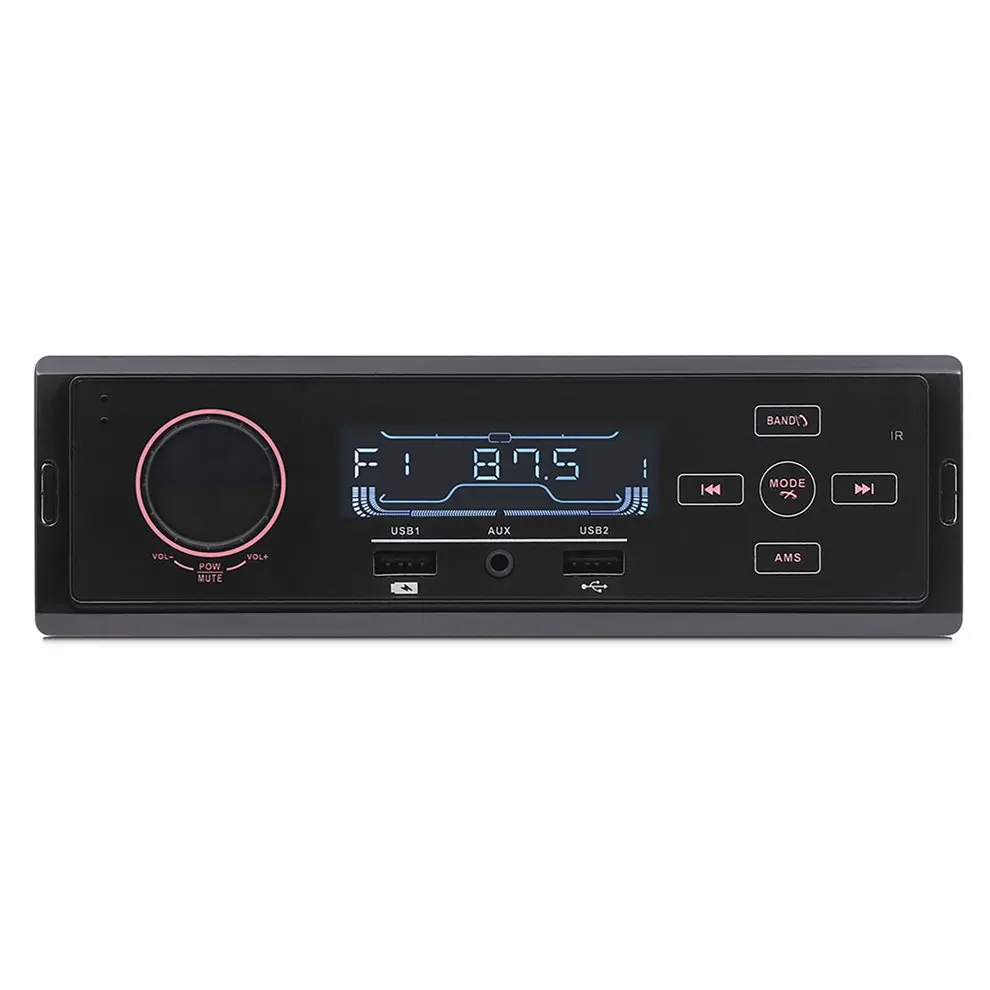 12 В Легкая установка u-диск fm-радио MP3 аудио плеер двойной USB автомобильный Радио стерео плеер AUX-IN MP3-плеер для автозвука