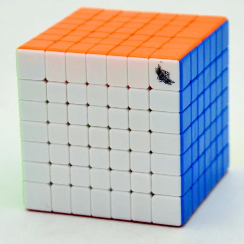 Новый CYCLONE BOYS Feiying 7x7x7 кубики без наклеек 7 слоев магические головоломка Magico Cubo