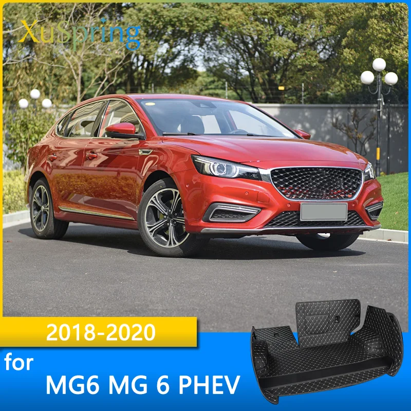 Car Trunk Mat Cargo Liner For MG6 MG 6 PHEV 2018 2019 2020 Rear Tail Durable Boot Cover Protective Styling - Цена: US $44.43 - 96.27