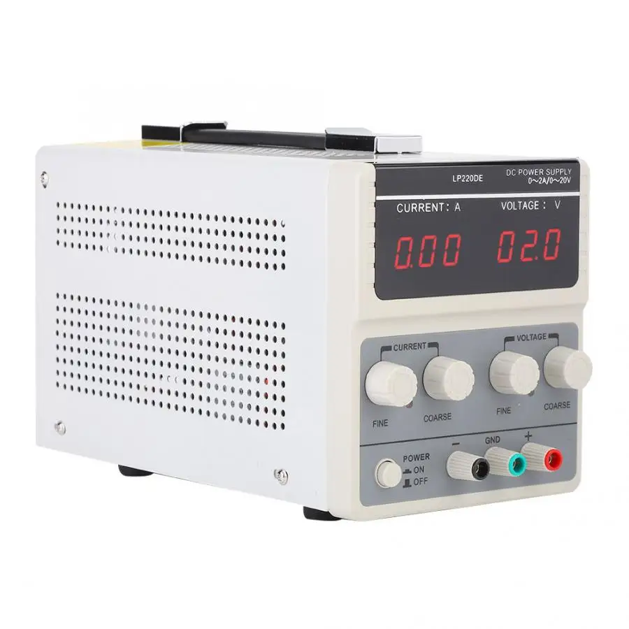 LP220DE 20V 2A Регулируемый стабилизатор постоянного тока блок питания защита от перегрузки регулятор постоянного тока 110/220V Напряжение