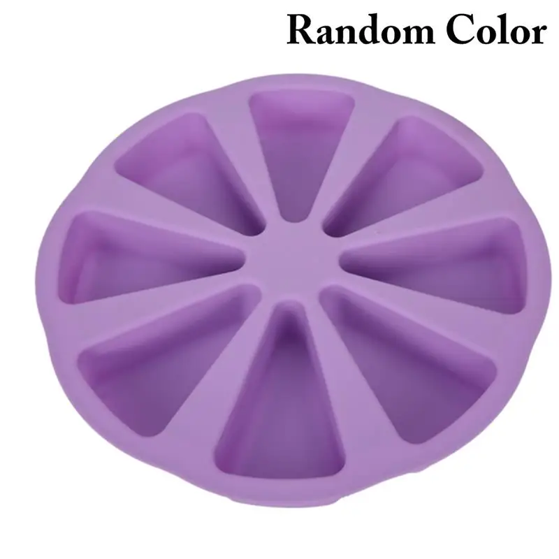 Silicone Scone Pan Reusable DIY 8 Cavity Triangle Shape Cake Pan Non