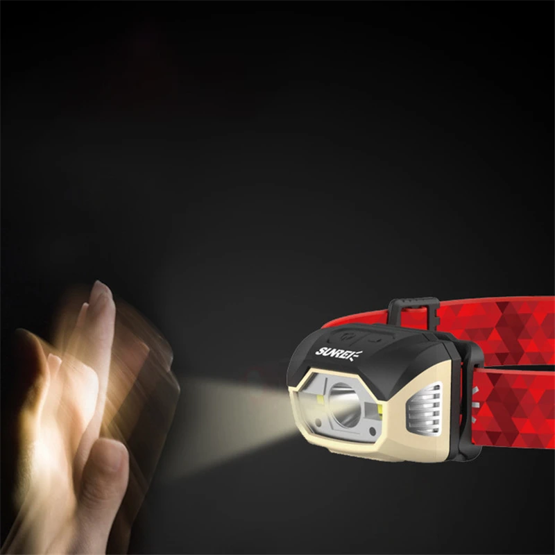 SUNREI MUYE1 440 головная фара USB перезаряжаемая 5 режимов ночной рабочий свет фонарь для туризма, охоты портативный светодиодный фонарик