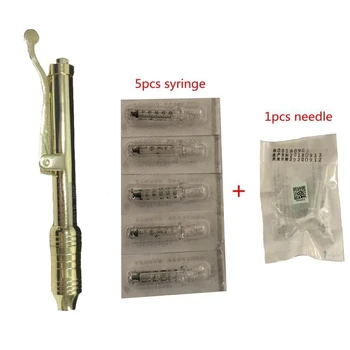 

24K hyaluronic pen with 5pcs Syringe and 1 needle free atomizer hyaluron injection pen wrinkle removal water