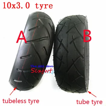 

10x3.0 electric scooter Tubeless tire 10*3.0 10x3.00 tube tyre fits 10'' Motor Scooter Go karts ATV Quad Speedway