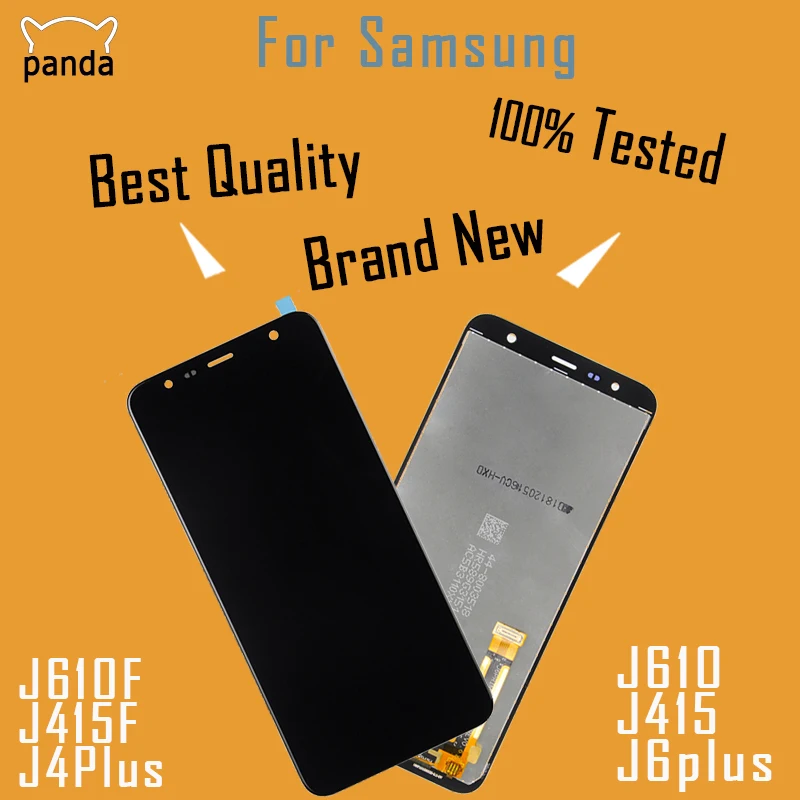 J415 LCD J4 Plus дисплей для Samsung Galaxy J610 Lcd J6 J610F Сенсорная панель стеклянный экран