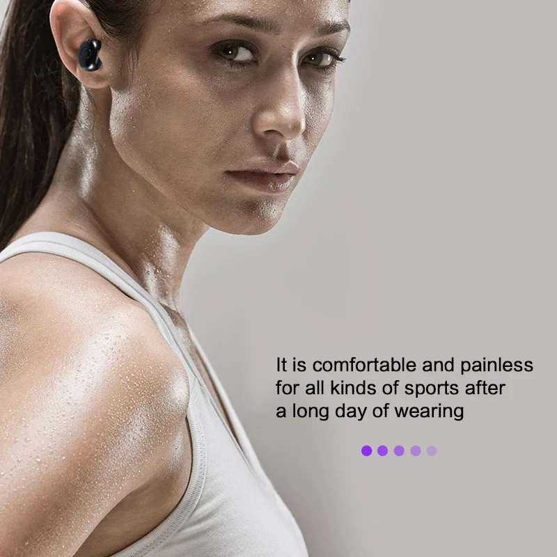 TRADEXERT DT-4 TWS Wireless Bluetooth earphones 5.0 Stereo Earphones Sports Earbuds waterproof Headsets for iphone xiaomi huawei
