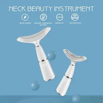 

Neck Beauty Instrument Neck Tightening Neck Care White Led 3 Modes Fashion Effective Skin Rejuvenation Chin Fat Slim Massager