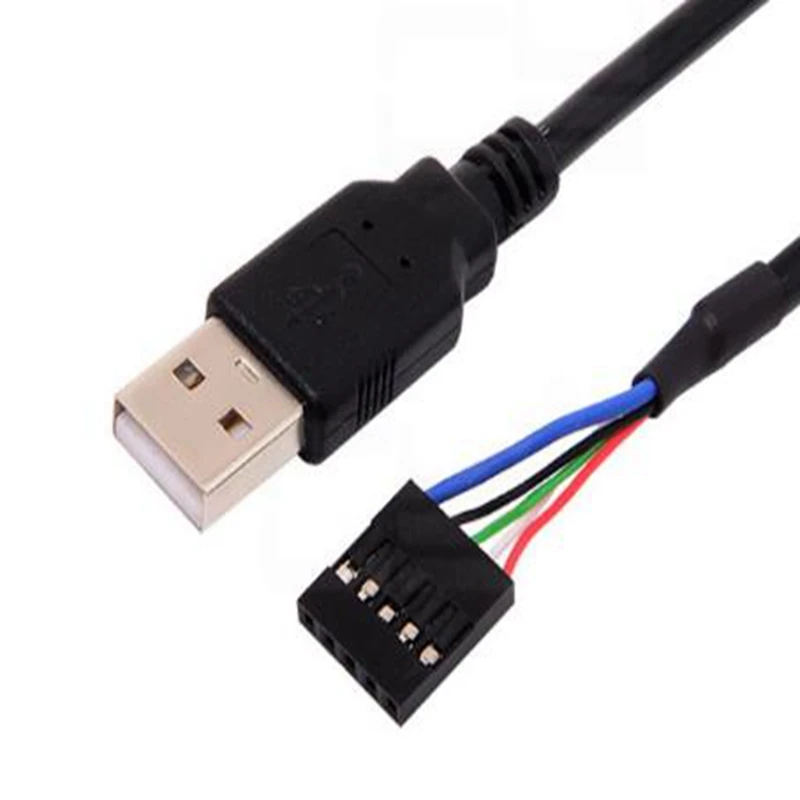 0 5 м USB 2 A штекер для 1x контактного гнезда 1 дюйма заголовок печатная плата кабель