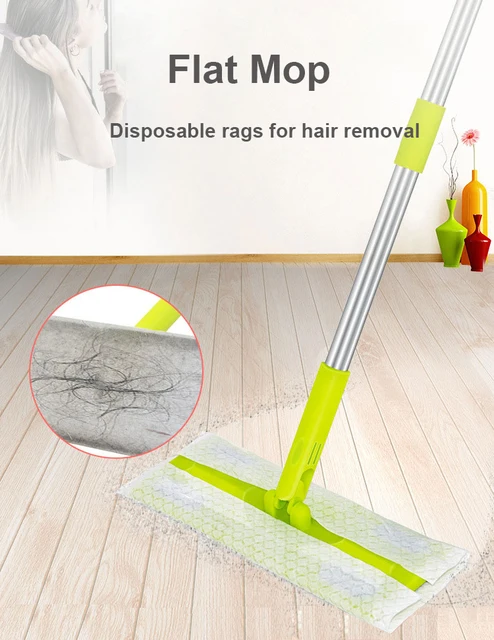 Disposable Flat Rotating Mop Dry Towel Mop Accessories Cleaning Hair Dust Mop  Cloth 20 Pieces 40 Pieces - AliExpress