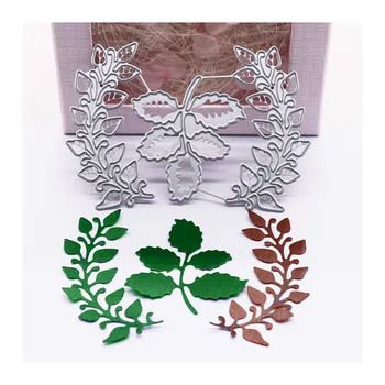 New Cutting Dies For 2021 Branch Die Cut Stencils For Decor Scrapbooking Paper Puncher Metal Hollow Cutters Scrapbook Album Diy 1