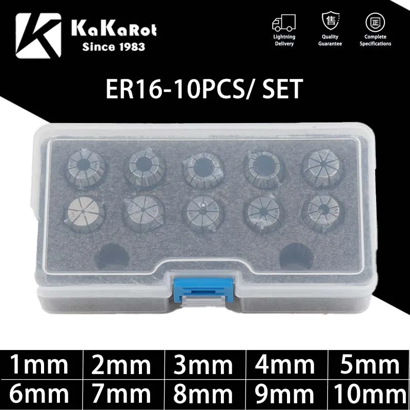 1Set ER Collet Chuck ER11 ER16 ER20 ER25 ER32 ER40 CNC Milling Tool Holder Engraving Machine Lathe Mill Spring Chuck CNC spring collet tool holder collet chuck spring collet chuck collet chuck holder engraving collet chuck
