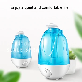 

4000ml Air Humidifier aroma oil diffuser Atomizer Ultrasonic humidificador Aromatherapy purifier Capacity Car Home