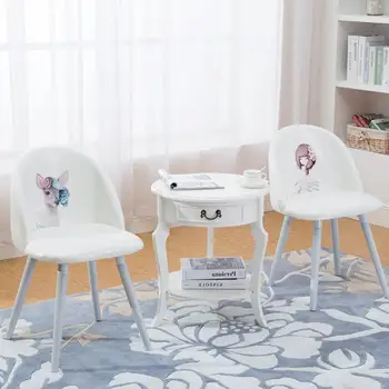 

European Makeup Chair, Pink Girl Heart Bench, Creative Personality, Nail Chair, Bedroom Chair Net, Red Dressing Table Chair.