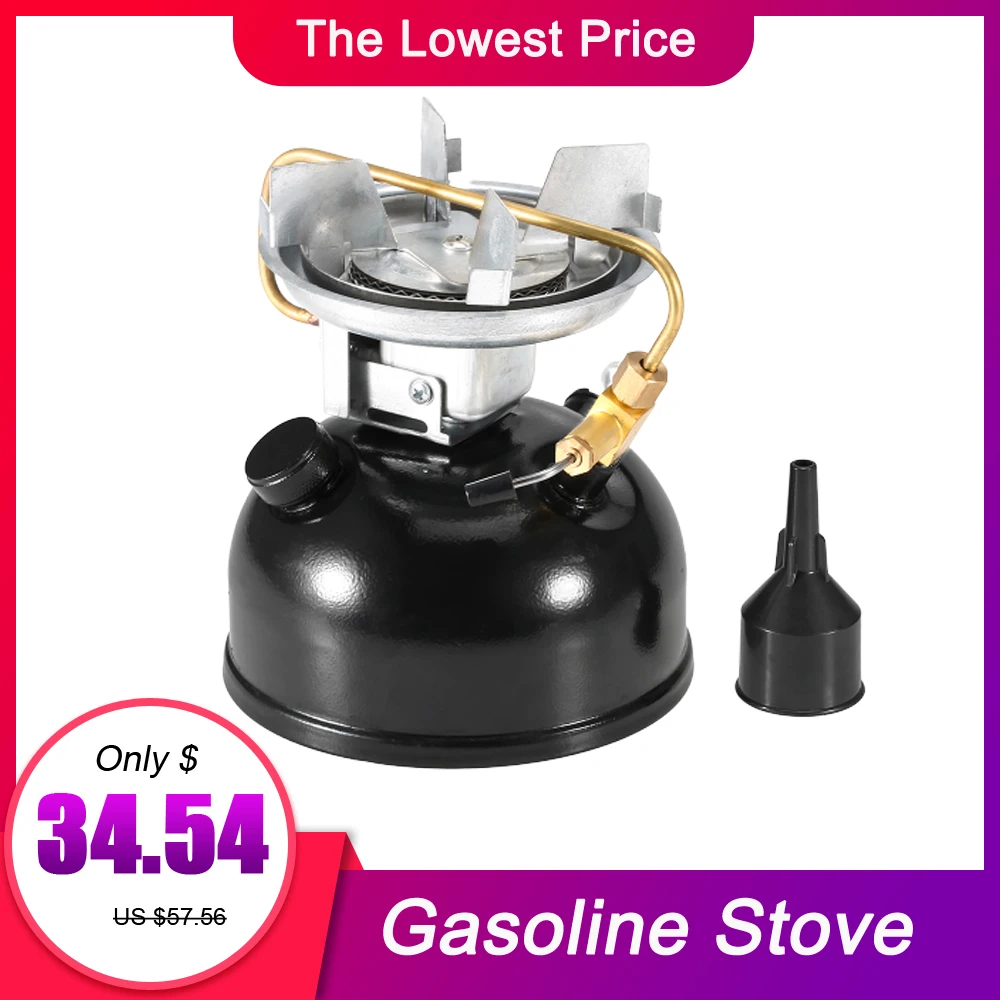 Lixada Adaptateur de R/éservoir de Gaz de R/échaud de Camping avec Valve R/églable Convertisseur de Cartouche de Gaz de Cuisson en Plein Air