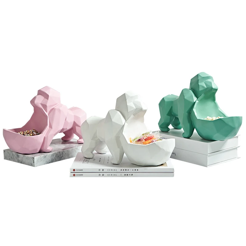 Home Decor Statue 3D Big Baboon Sculpture Modern Room Table Decoration Multifunction Storage Box Candies Jewelry Keys Storage Home Decor Statue 3D Big Baboon Sculpture Modern Room Table Decoration Multifunction Storage Box Candies Jewelry Keys Storage