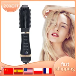 Hair Dryer Brush One Step Styler Volumizer Blow 3 In 1 Salon Straightening  Curler With Negative Ions Reduce Frizz And Static