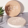 Home Living Room Decor Led Wall Clock Creative Bedroom Silent Clock Nordic Style Fashion Wall Watch Wall Decoration Table Clocks 1