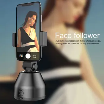 

Home 360 Degree Rotation For Smartphones Live Streaming Gimbal Stabilizer Selfie Stick APP Control Auto Face Tracking Desktop