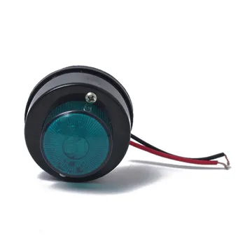 

One Pair 12-24V 7 LEDs 0.5W Side Marker Lights Indicator Lamps for Truck Trailer Caravan (White)