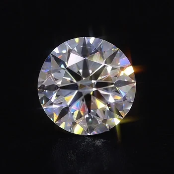 

10mm 4ct carat Moissanite IJ color Round Brilliant Cut Loose stone Excellent cut VVS1 moissanite ring material