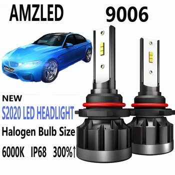 

Amzled Canbus 9006 LED HB4 LED car headlight bulbs 12V 6000K S2020 Mini size Waterproof 1year warranty Fanless quiet truck bulbs