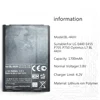 BL-44JH BL-44JN BL-44JR BL-52UH BL-59JH BL-53QH BL-41ZH Battery For LG Optimus L7 P700 P750 P705 MS770 E440 E460 E455 BL 44JH ► Photo 2/6