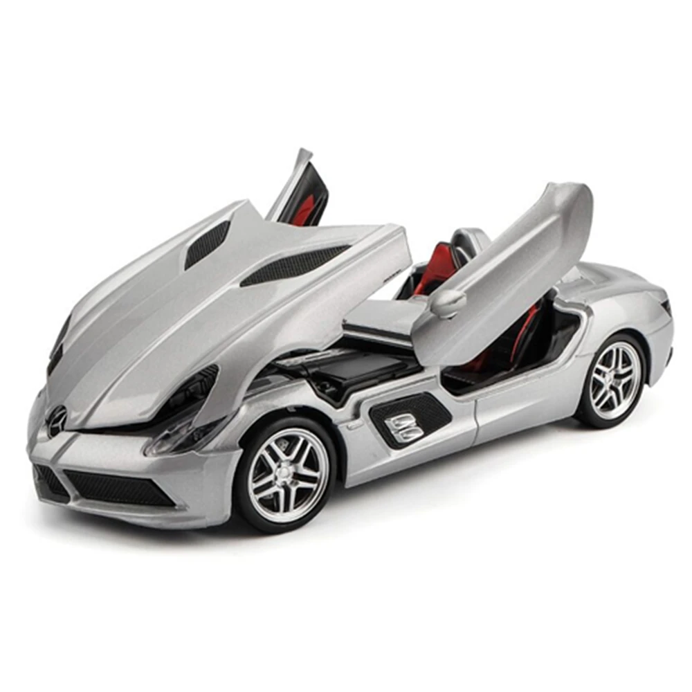 Mercedes-Benz SLR модель родстера из сплава Цвет Перевозчик 1:24 модель машины для взрослых Коллекция украшения