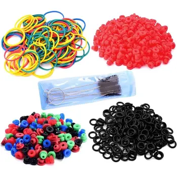 

HOT Professional Colorful Tattoo Rubber Bands + O-Rings + A-bar Grommet Nipple + Color Grommets Tattoo accessories