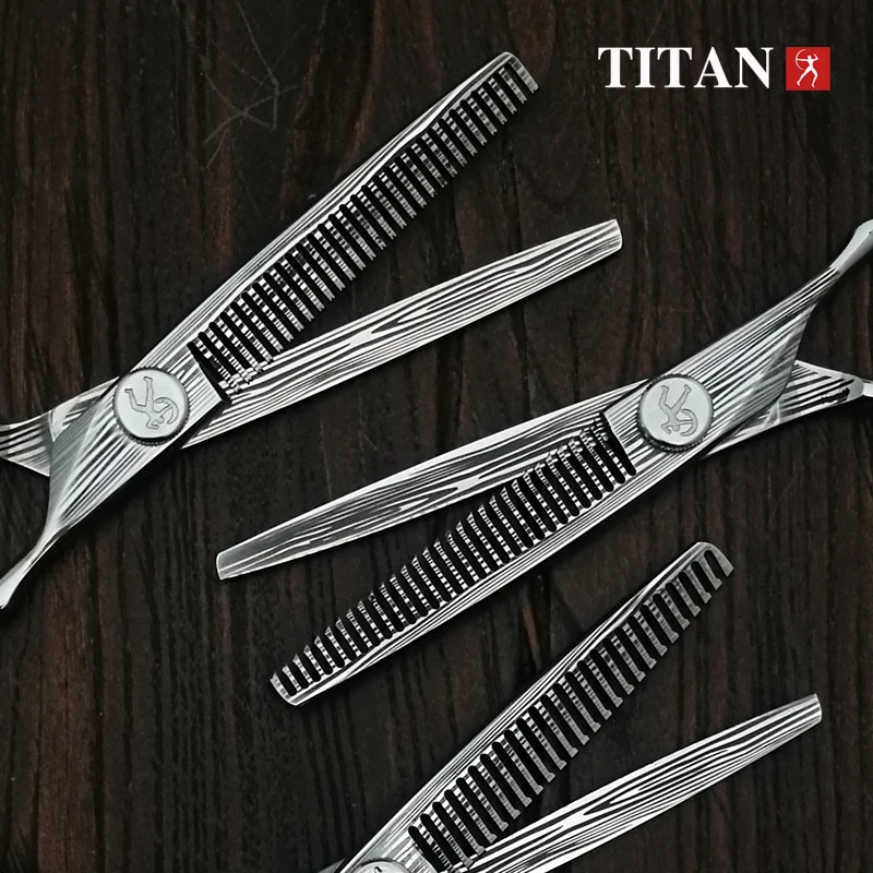 TITAN Professional Hairdressing Scissors Cut Hairdresser Thinning Shears Set Hair Cutting Scissors Barber salon