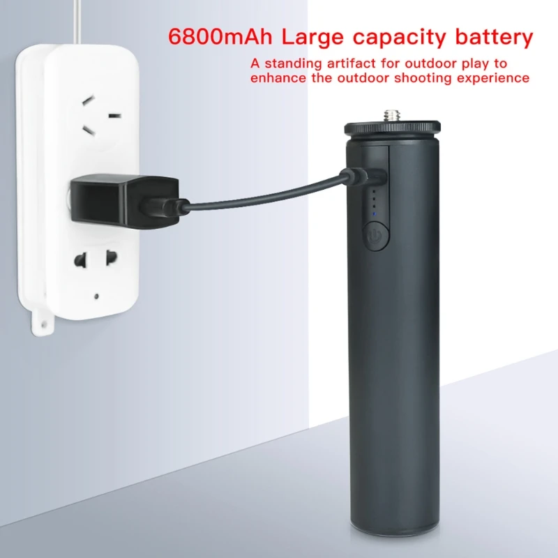 Зарядное устройство емкостью аккумулятора 6800 мАч с ручкой USB Type-C для карманного |