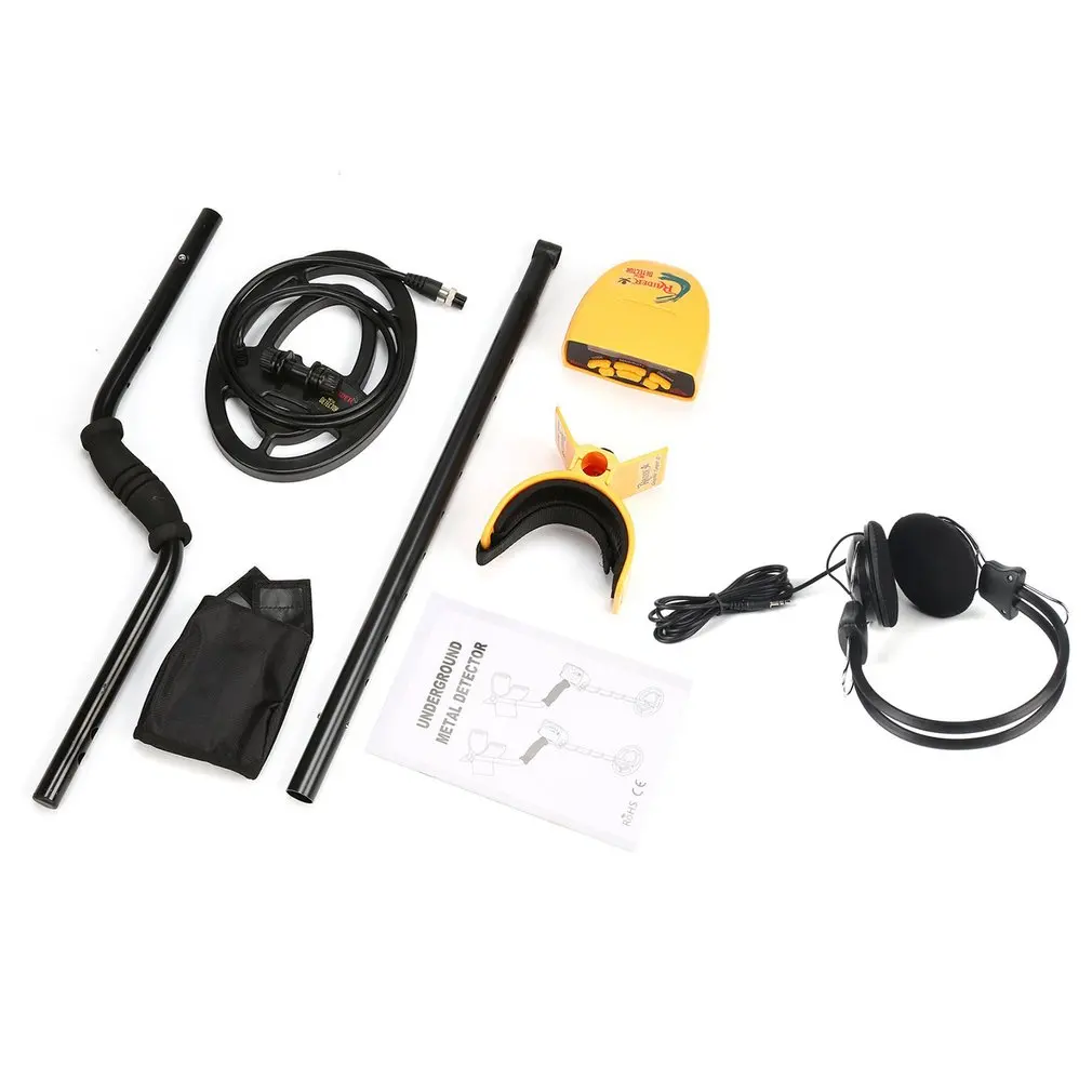 

MD6250 Professional Portable Underground Metal Detector Handheld Treasure Hunter Gold Digger Finder Pinpoint Function