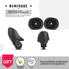 

HANLUOKE Hangsheng A04 Luggage Universal Wheel Accessories Wheel Tools Pull Box Pulley Casters Silent wheel Replacement