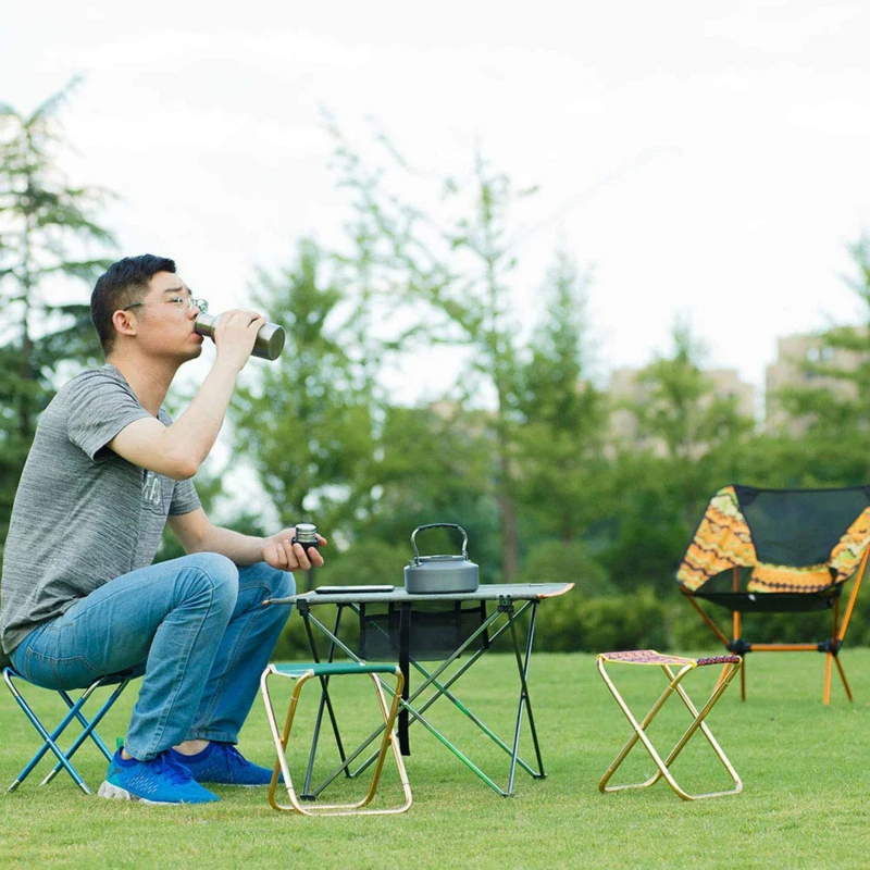 Folding Stool Fishing Chair Lightweight Picnic Camping Chair Foldable Aluminium Cloth Outdoor Portable Outdoor Furniture