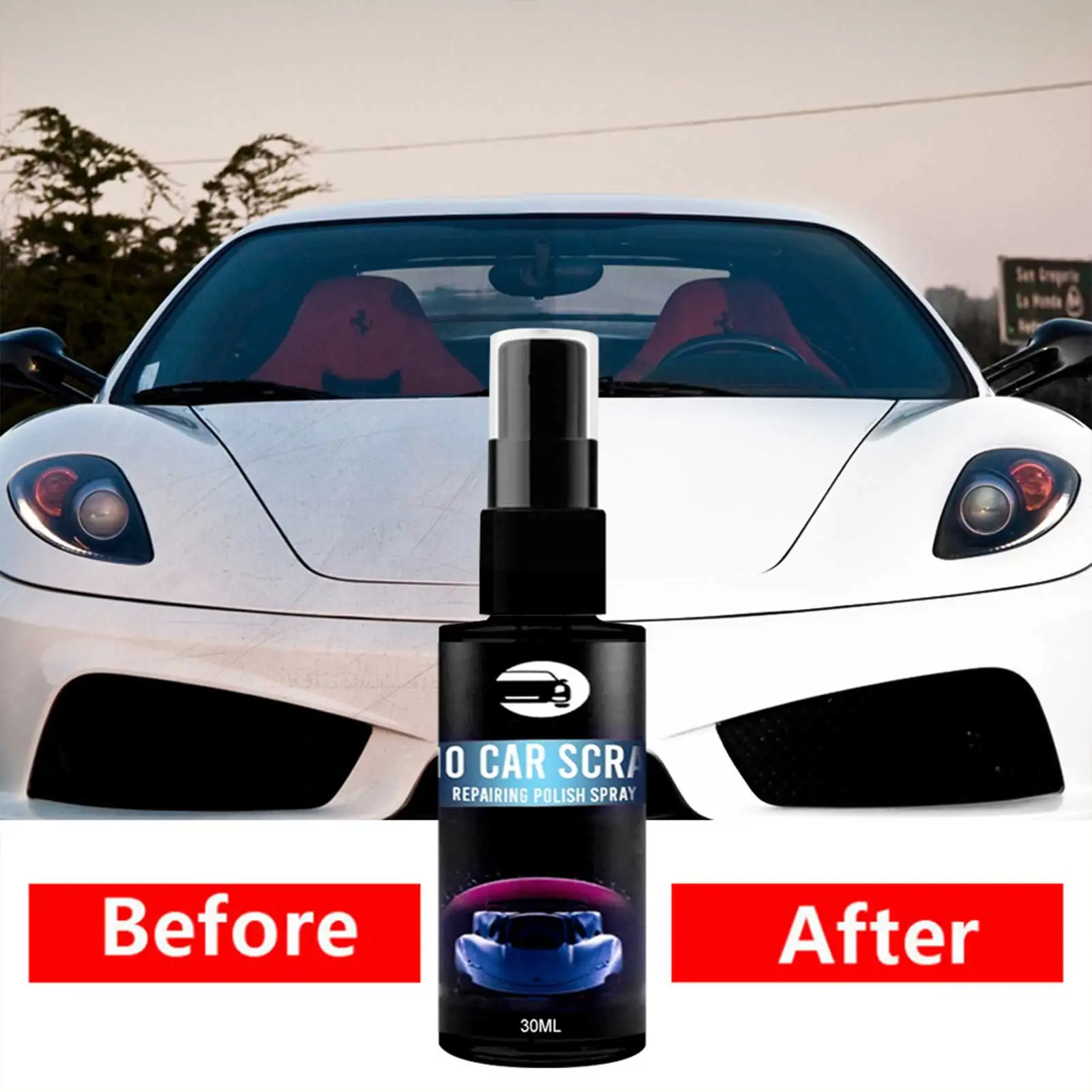 DIY Car Scratch Removal Spray Paint Care Polishing Restoration Scratches Remover Repairing Tool Old Car Deoxidation Agent